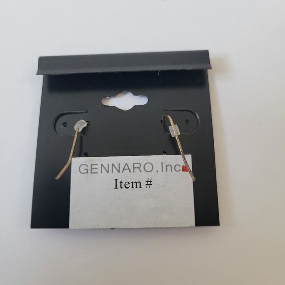 G By Gennaro Bronze Tone Owl Dangle Earrings NWT Y2K - - Picture 4 of 4